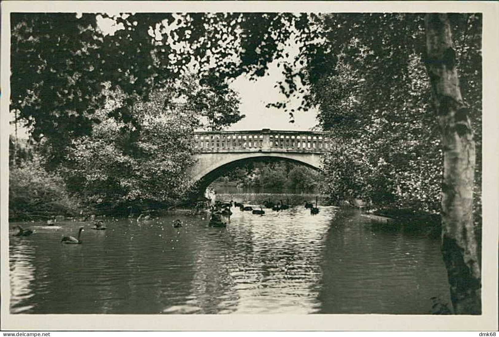 HAMBURG / STELLINGEN - CARL HAGENBECK'S TIERPARK - JDYGLLISCHE LANDSCHAFT BEIM SOMMERRESTAURANT - 1930s (16872) - Stellingen