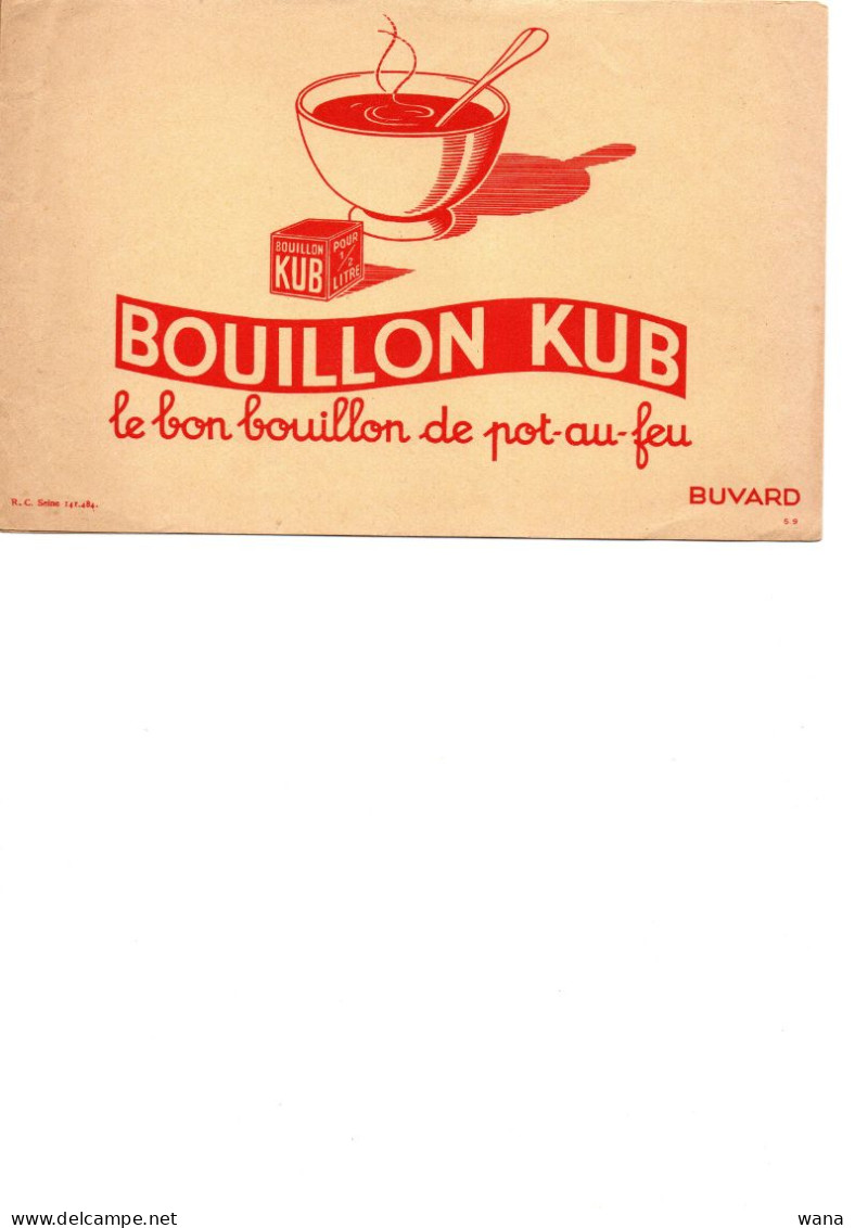 Buvard Bouillon KUB - Zuivel