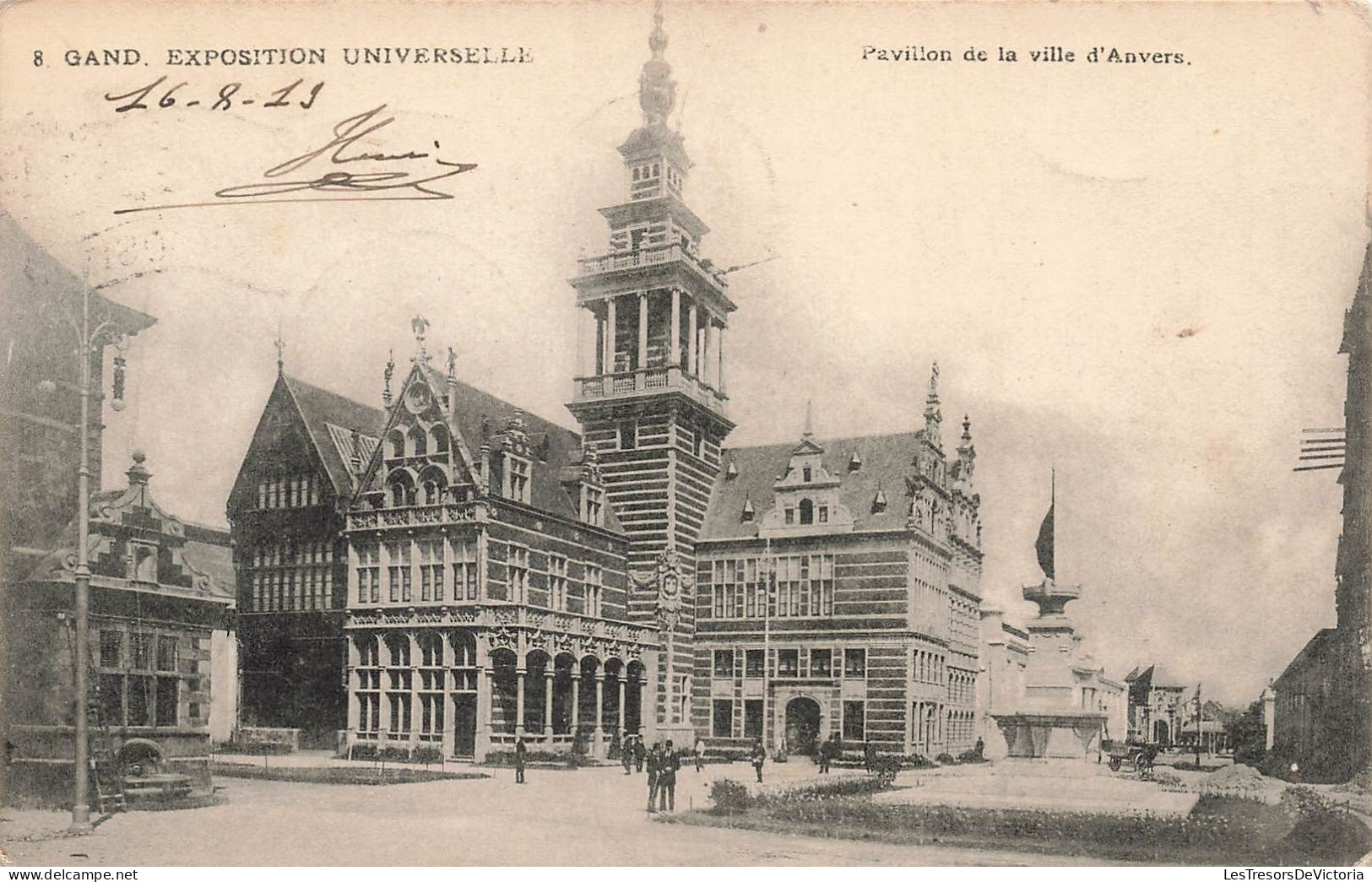 BELGIQUE - Gand - Exposition Universelle - Pavillon De La Ville D'Anvers - Carte Postale Ancienne - Gent