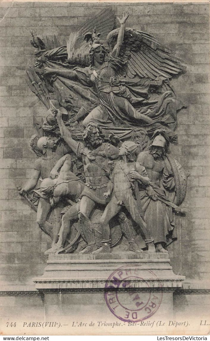 FRANCE - Paris - L'Arc De Triomphe - Bas-Relief - Le Départ - Carte Postale Ancienne - Arc De Triomphe