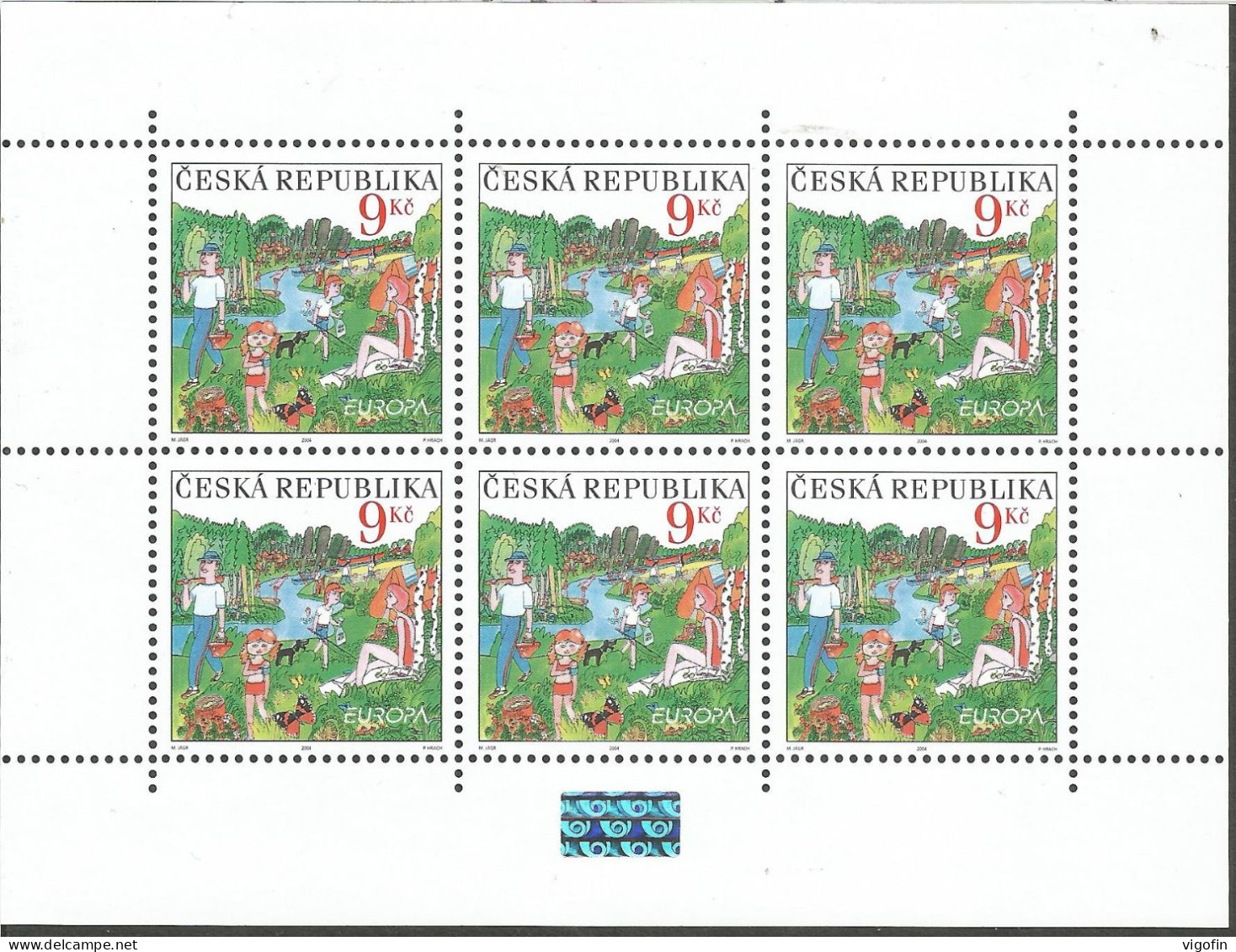 CZ 2004 CEPT, CZECH REPUBLIK, MS, MNH - Blokken & Velletjes