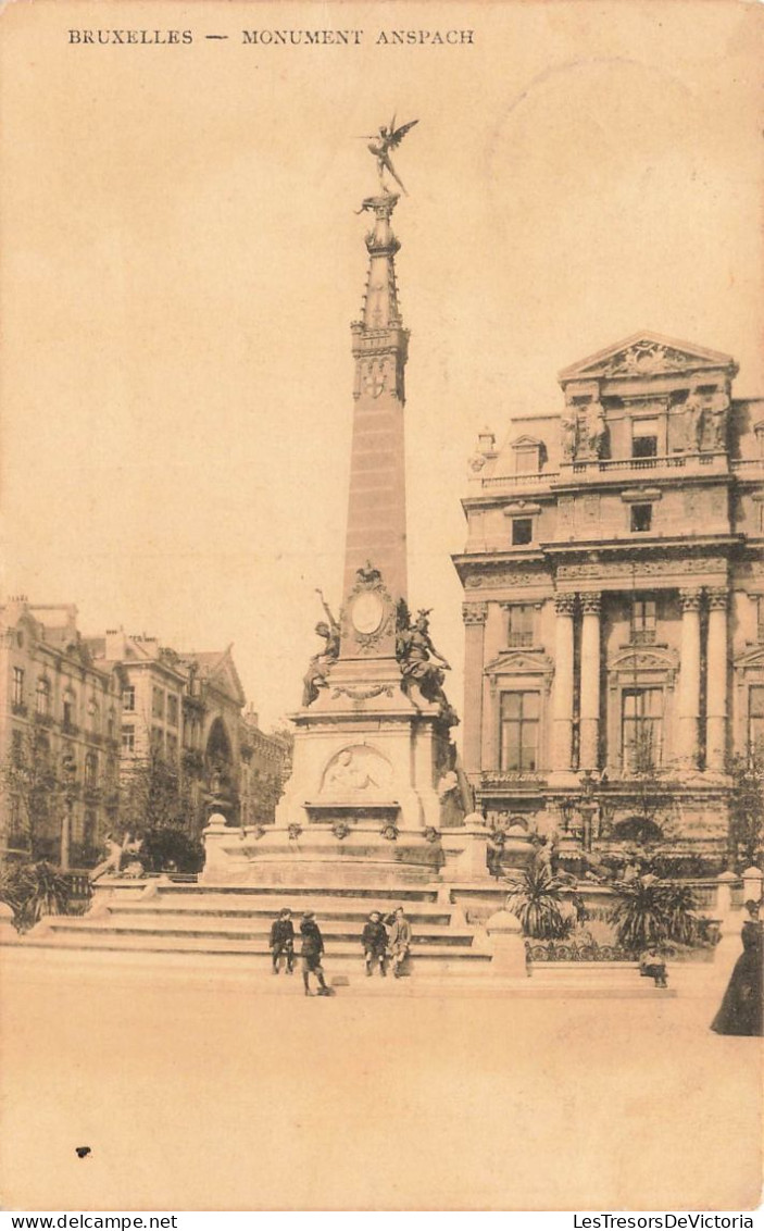 BELGIQUE - Bruxelles - Monument Anspach - Carte Postale Ancienne - Monuments, édifices