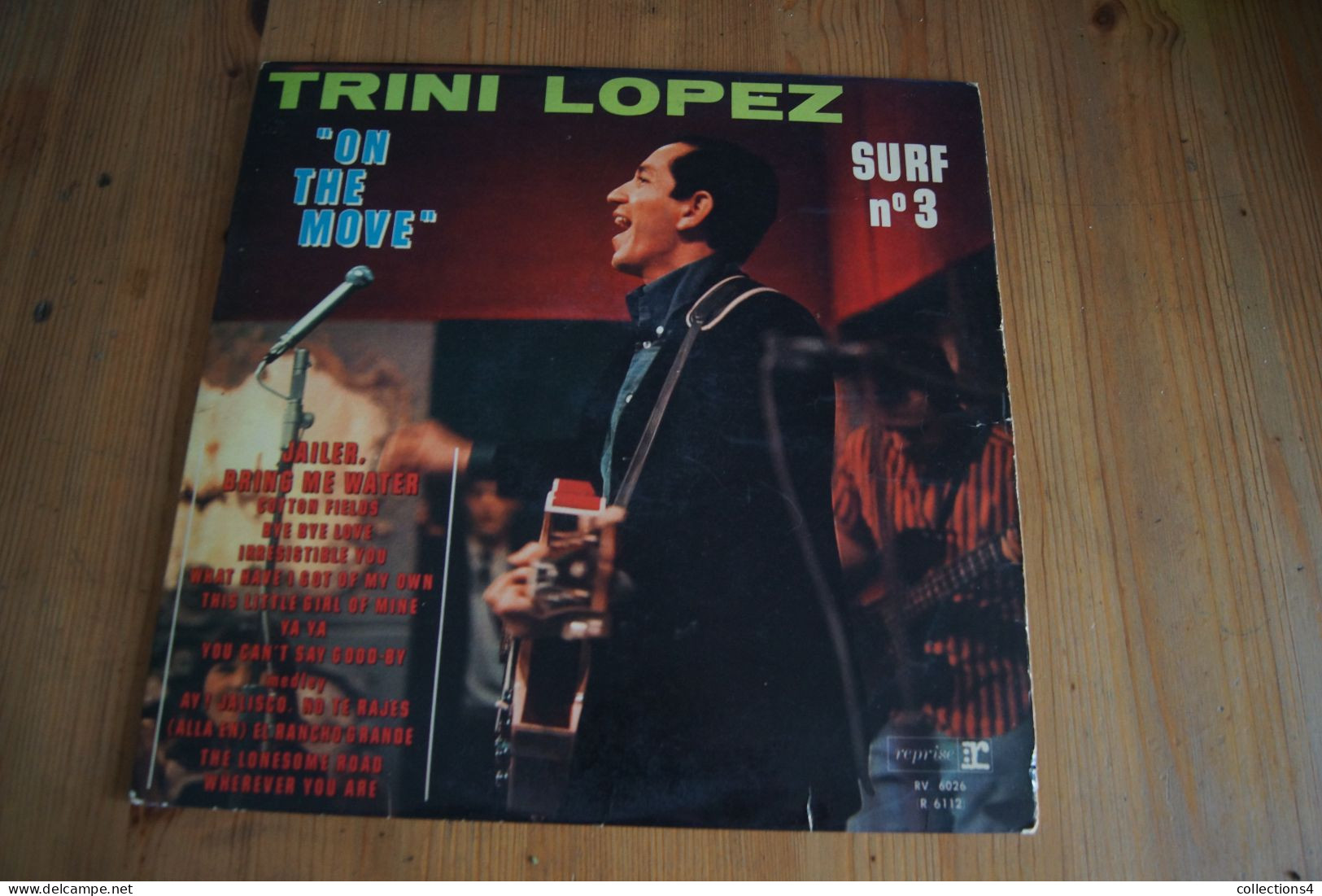 TRINI LOPEZ ON THE MOVE SURF N°3 LP 1964 LANGUETTE - Sonstige - Englische Musik