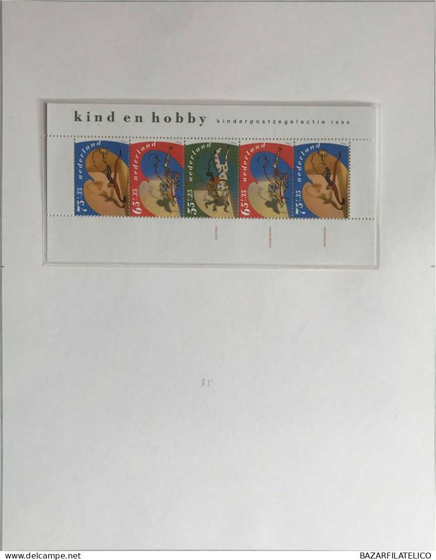 COLLEZIONE DELL'OLANDA DAL 1966 AL 1977 G.I MNH** + SERVIZI