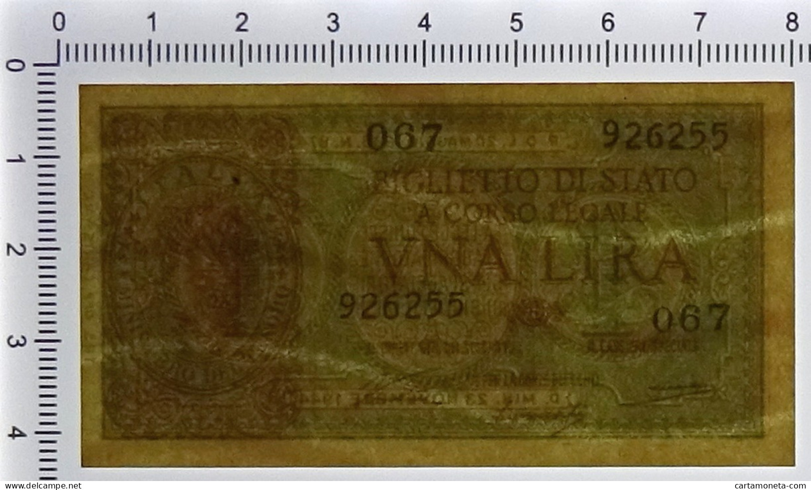 1 LIRA BIGLIETTO DI STATO LUOGOTENENZA UMBERTO VENTURA 23/11/1944 FDS - Regno D'Italia – Autres