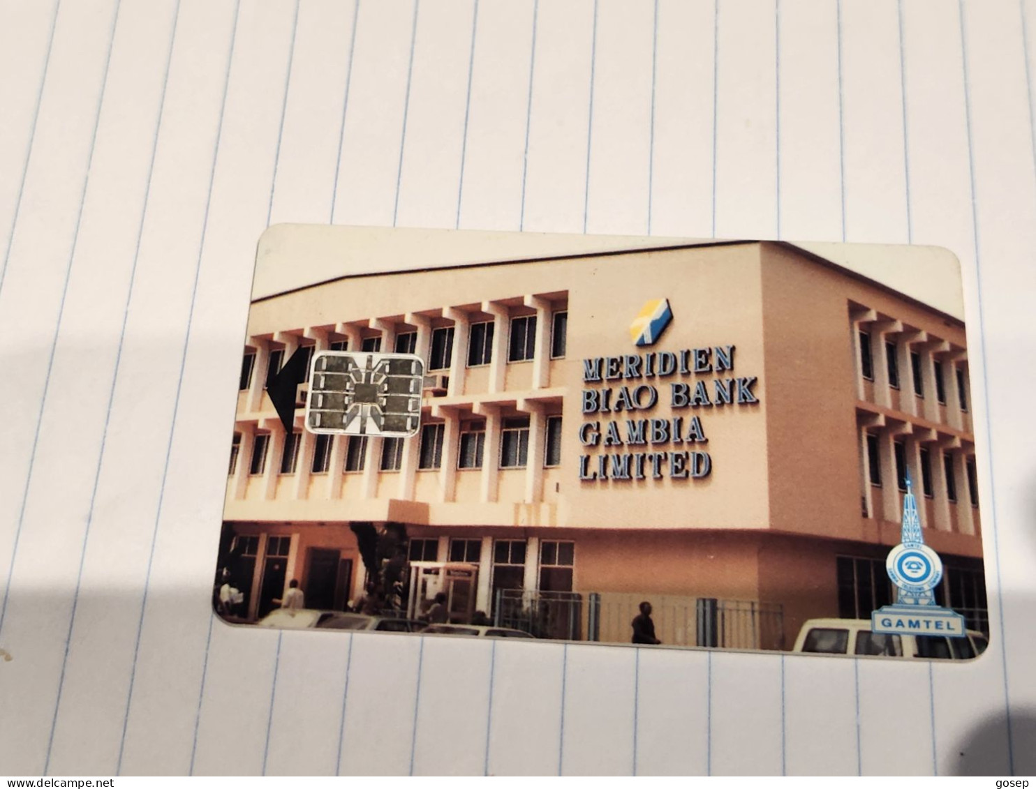 GAMBIA-(GAM-08Aa)-Meridien Biao Bank (C4C)-(7)-(60units)-(C4C148092)-used Card+1card Prepiad Free - Gambia