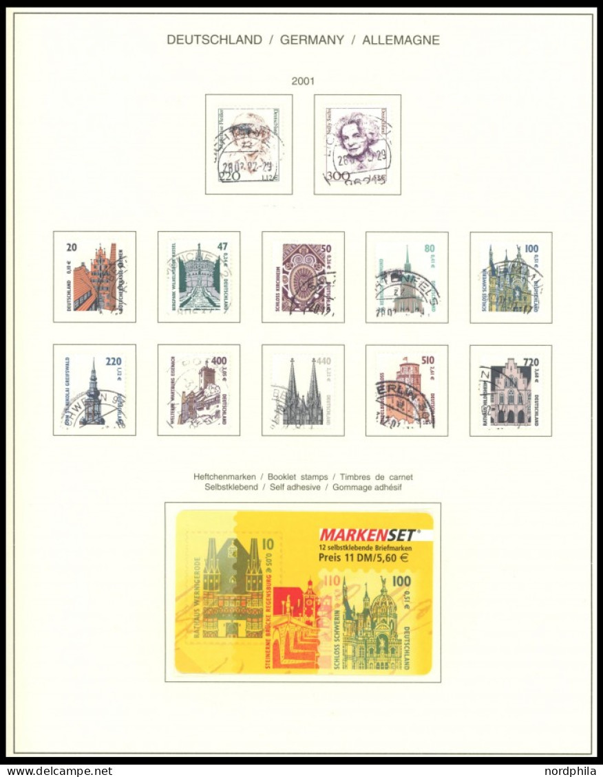 SAMMLUNGEN o, 1990-2004, überkomplette saubere gestempelte Sammlung im Schaubek Album mit einigen Besonderheiten, Pracht