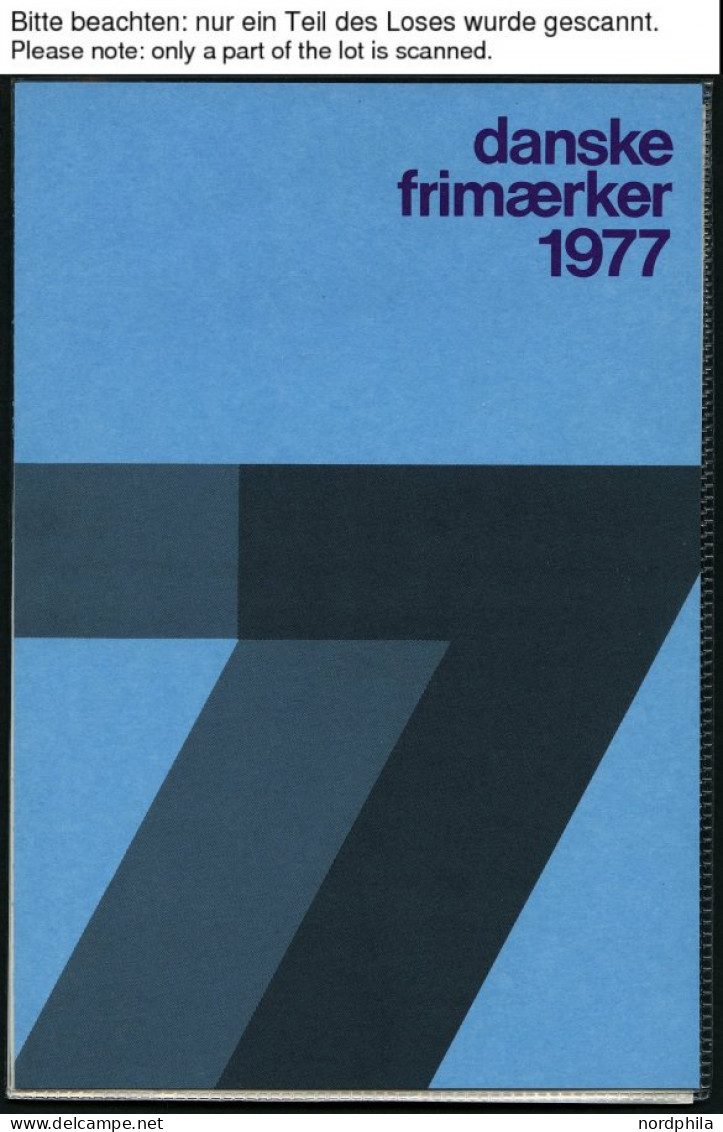 SAMMLUNGEN, LOTS , 1977-86, Komplett In Jahrbüchern, Teils Doppelt, Dazu 1991, Pracht - Autres & Non Classés