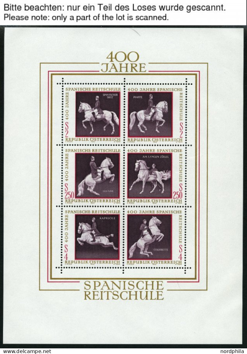 SAMMLUNGEN , Komplette Postfrische Sammlung Österreich Von 1972-82 Im Lindner Falzlosalbum, Prachterhaltung, Mi. 280.- - Collections