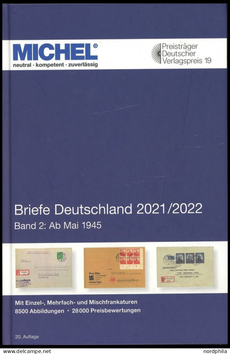 PHIL. KATALOGE Michel: Briefe-Katalog 2021/2022, Band 2, Ab Mai 1945, Alter Verkaufspreis: EUR 79.80 - Philately And Postal History