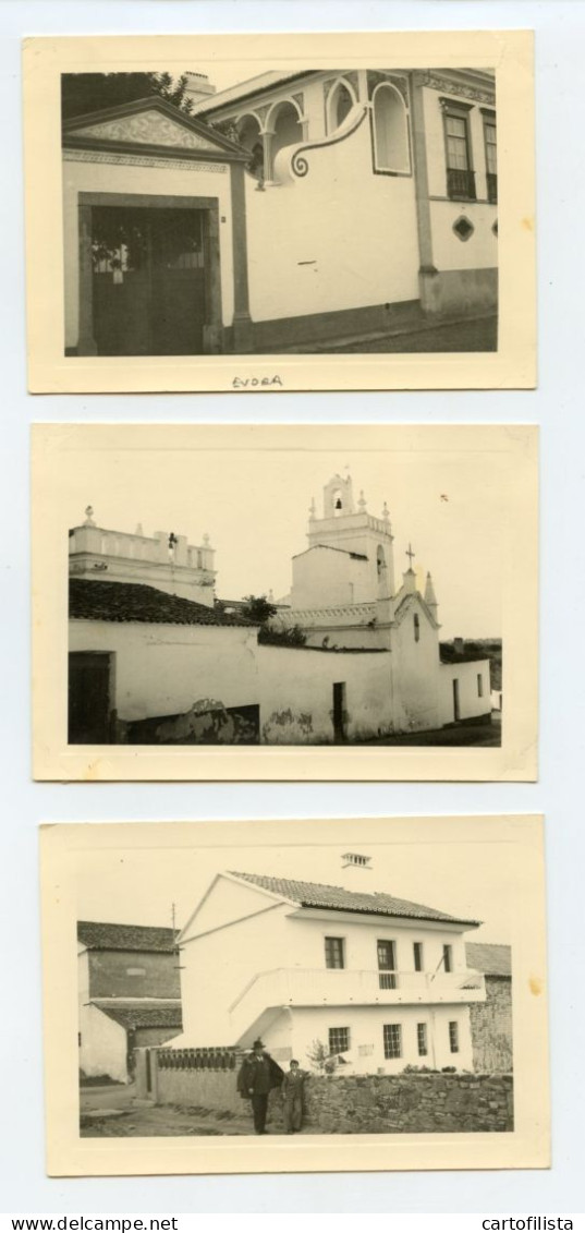 ÉVORA - 3 FOTOS Locais  (2 Scans) - Evora