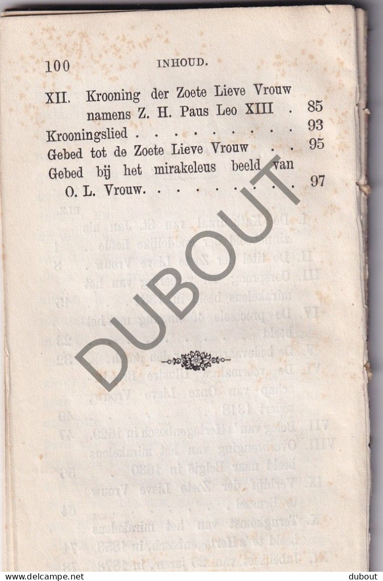 's Hertogenbosch - Zoete Lieve Vrouw - Auteur H. Van Krugten - 1878 (w254) - Antiquariat