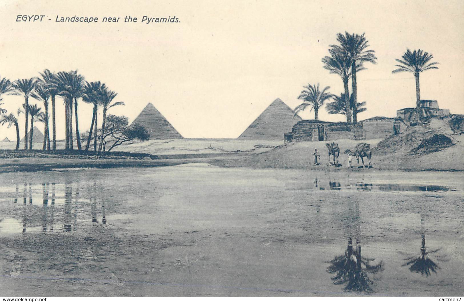 LOT 28 CPA : ALEXANDRIA SAQQARA EDFU PYRAMIDS GIZA SPHINX HELIOPOLIS THEBES NUBIA ESNEH LUXOR EGYPT EGYPTE EGYPTOLOGY - Collections & Lots