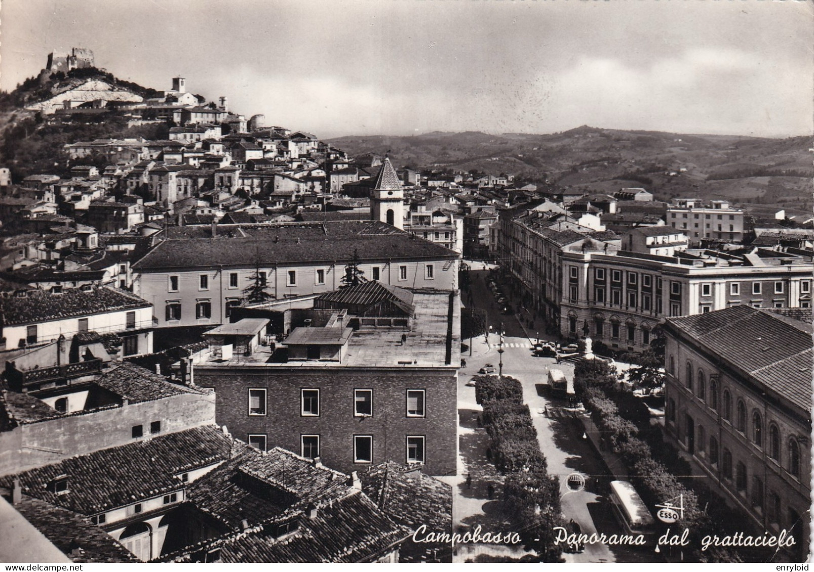 Campobasso Panorama Dal Grattacielo Particolare Distributore Di Benzina - Andere & Zonder Classificatie