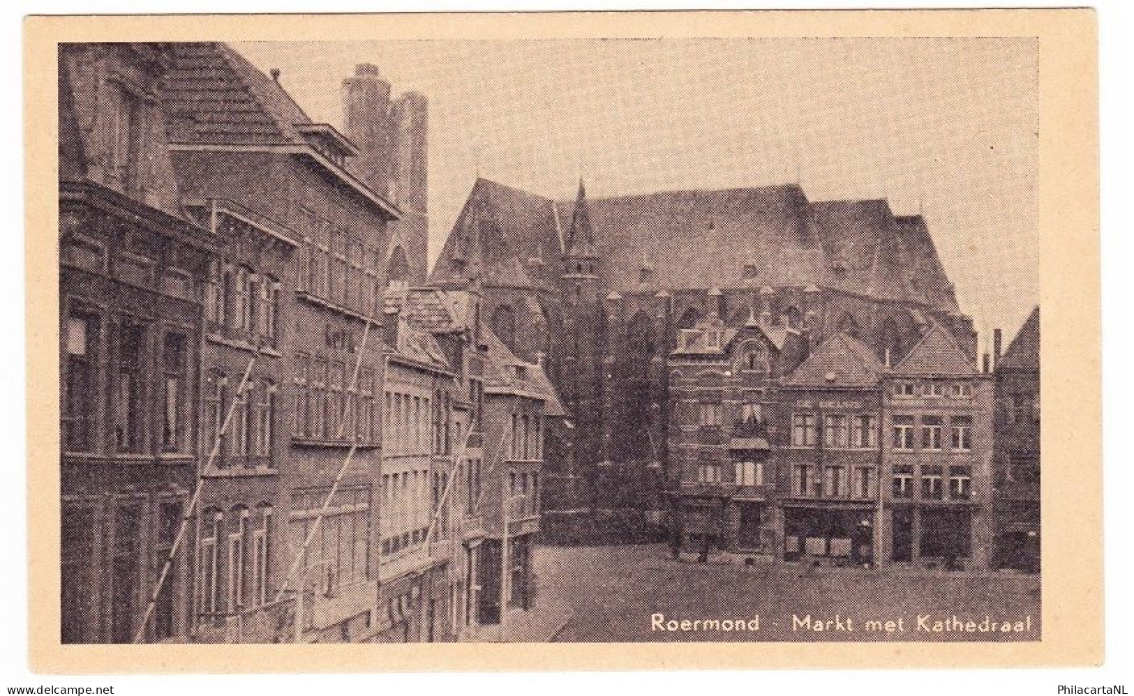 Roermond - Markt Met Kathedraal - Zeer Oud - Roermond