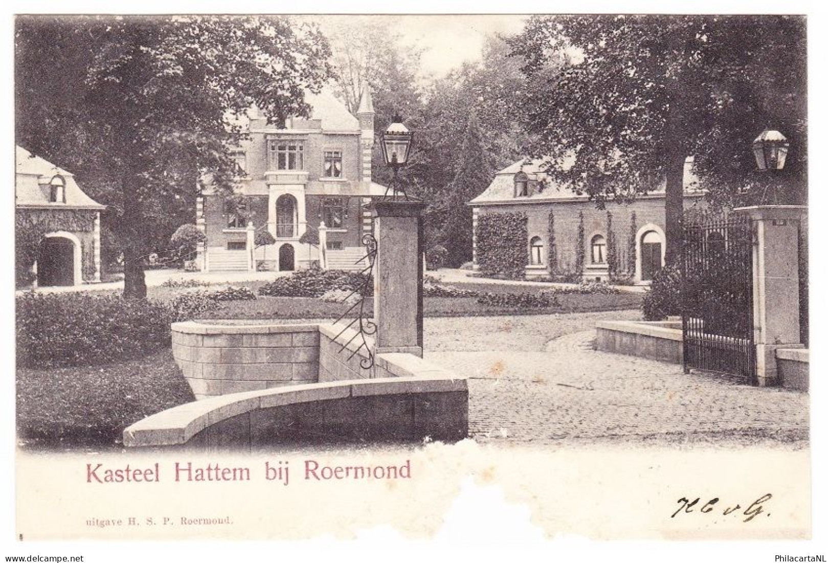 Roermond - Kasteel Hattem - 1904 (kaart Is Zwaar Beschadigd Aan Onderzijde) - Roermond