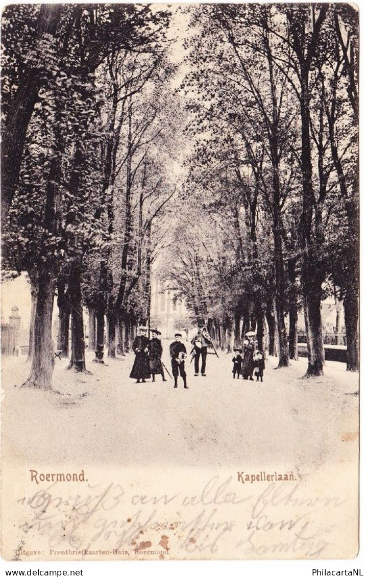 Roermond - Kapellerlaan Met Volk - 1908 - Roermond