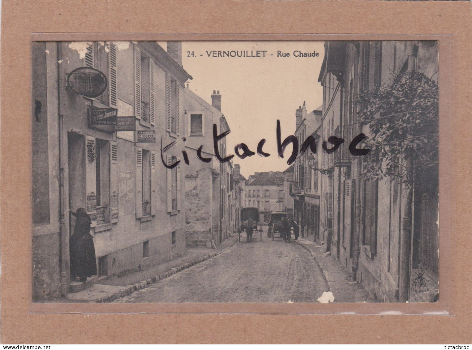 CPA 78 Vernouillet Rue Chaude N°24 - Vernouillet