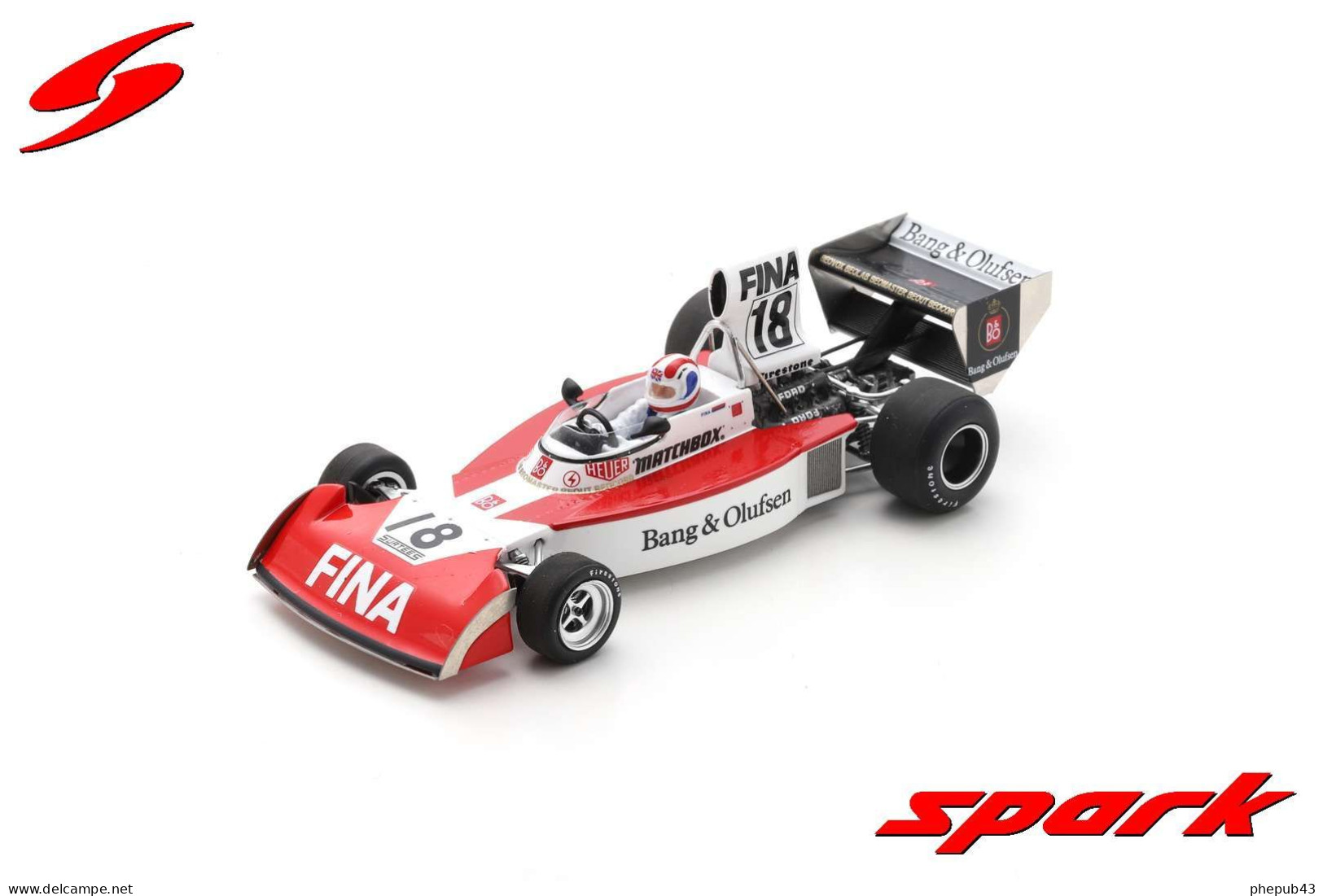 Surtees TS16 - German GP FI 1974 #18 - Derek Bell - Spark - Spark