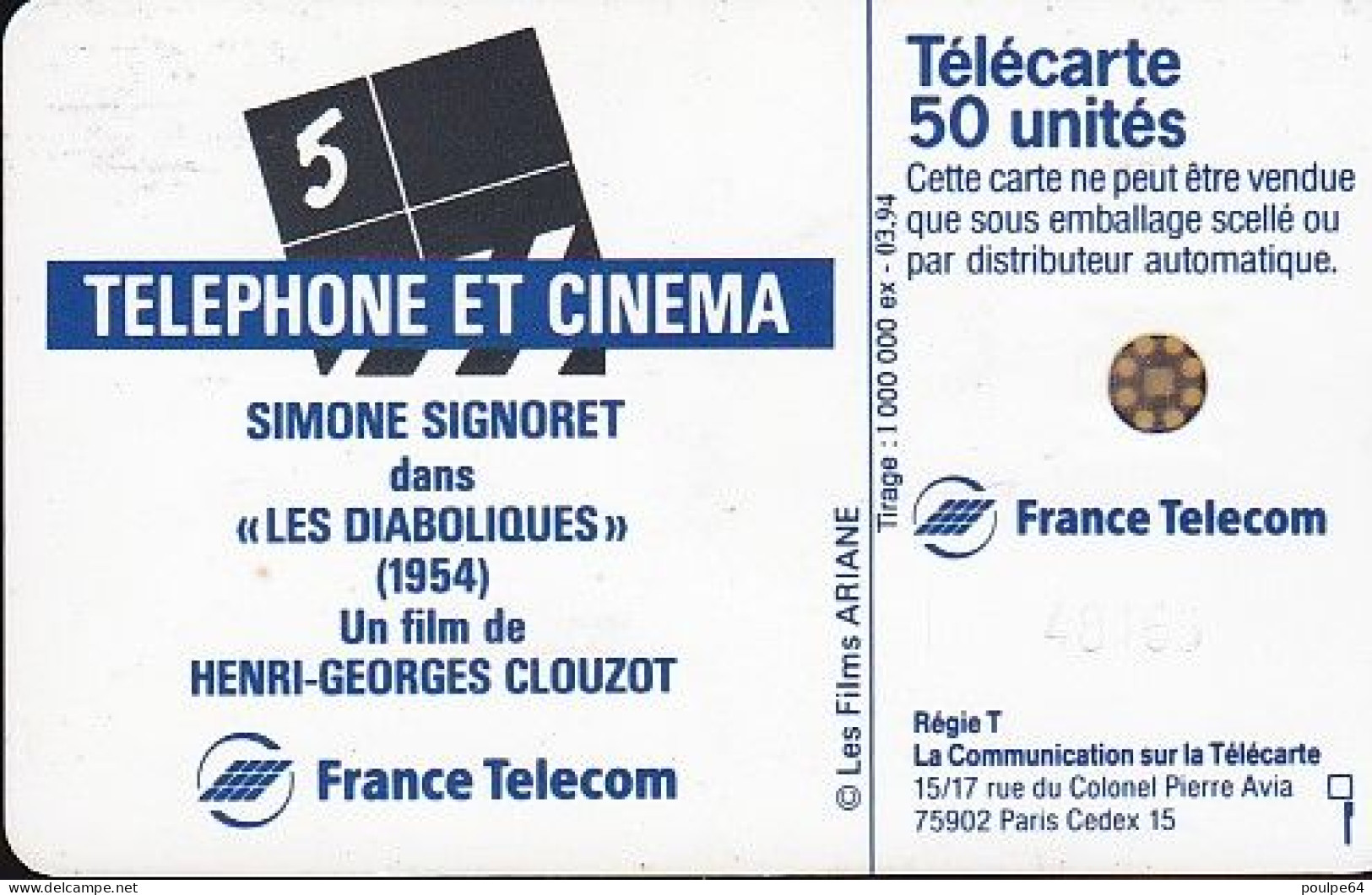 F449B - 03/1994 - SIMONE SIGNORET - 50 SC5an - 1994