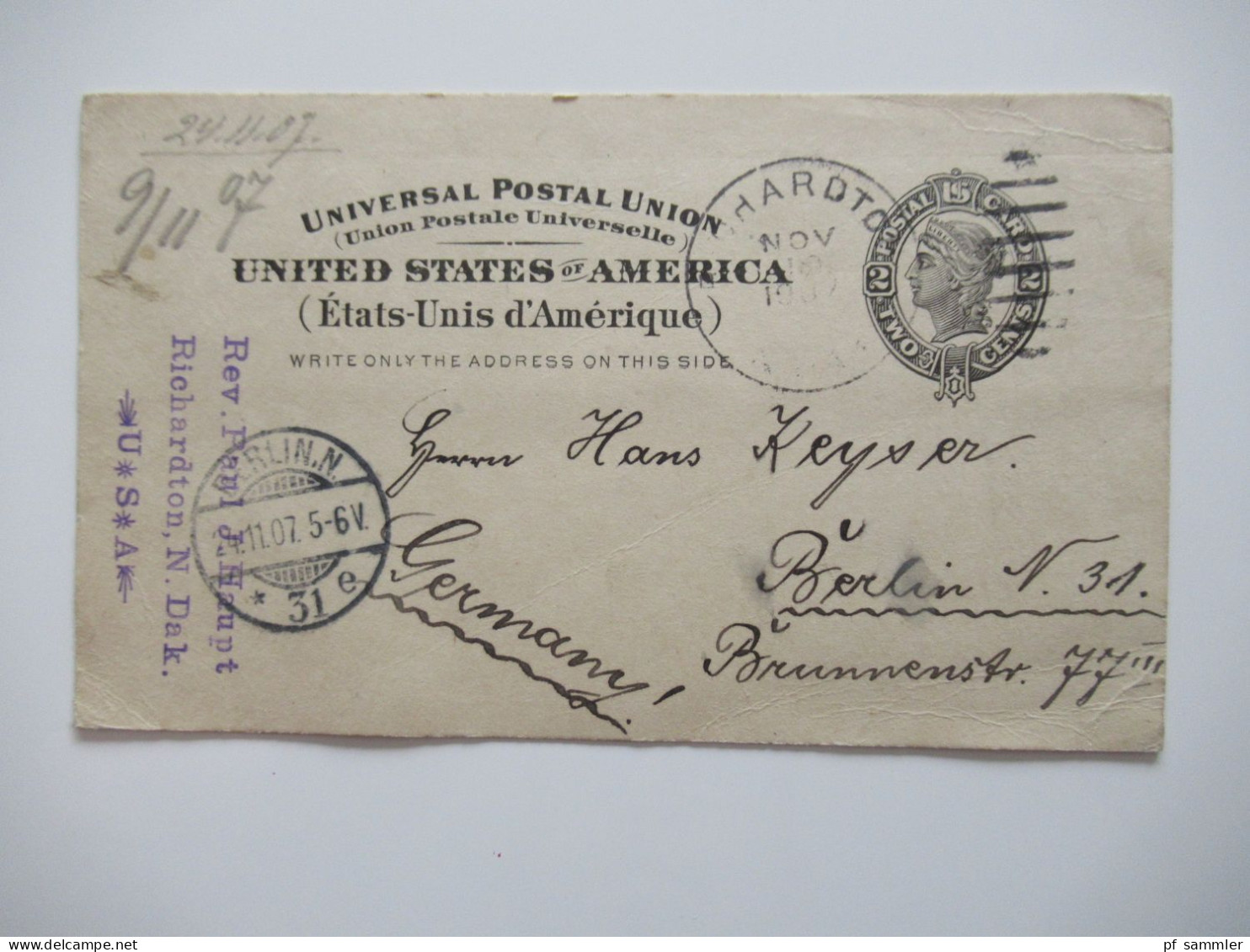 USA interessanter GA Posten ab ca. 1870er Jahre / gebraucht und ungebraucht! insgesamt 22 Stück!