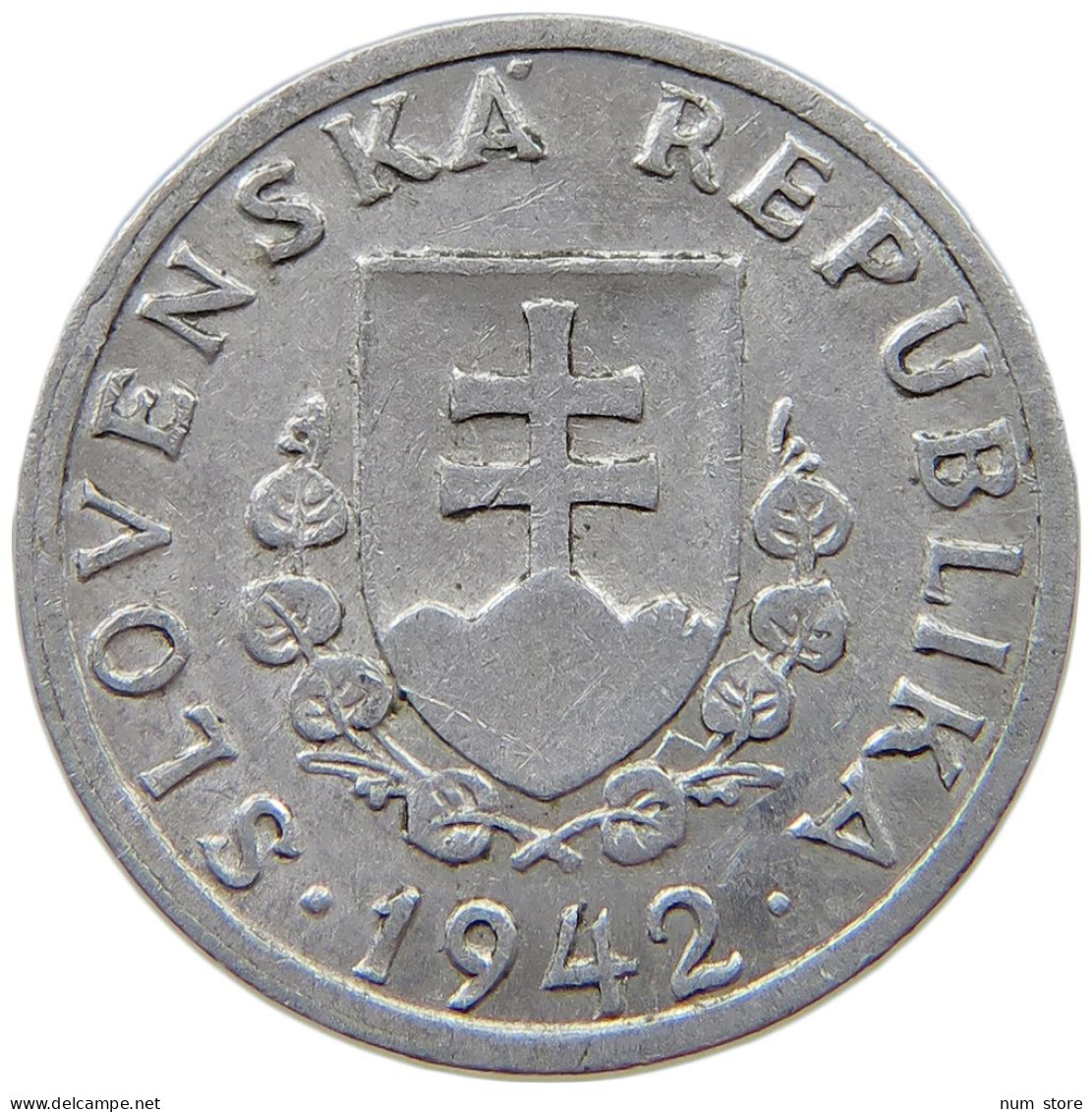 SLOVAKIA 20 HALIEROV 1942  #s074 0217 - Slovakia