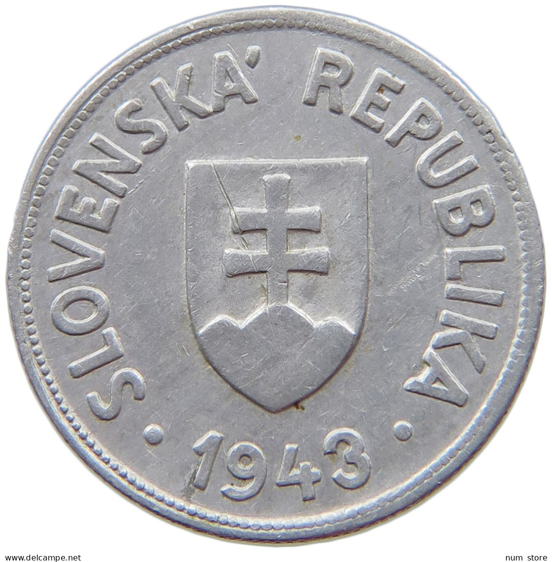 SLOVAKIA 50 HALIEROV 1943  #s074 0171 - Slovaquie