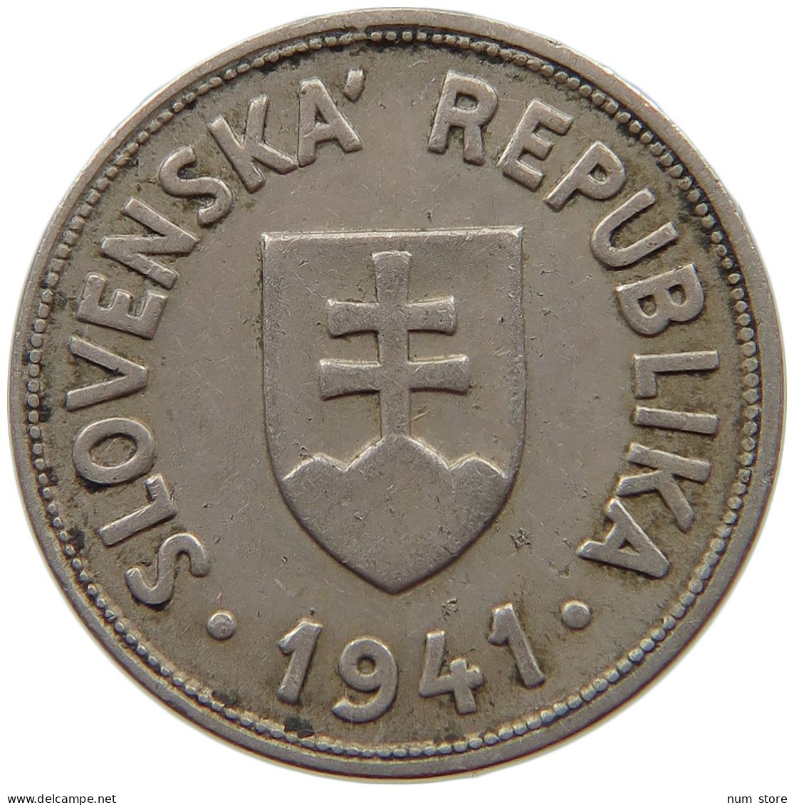 SLOVAKIA 50 HALIEROV 1941  #s067 0897 - Slovaquie