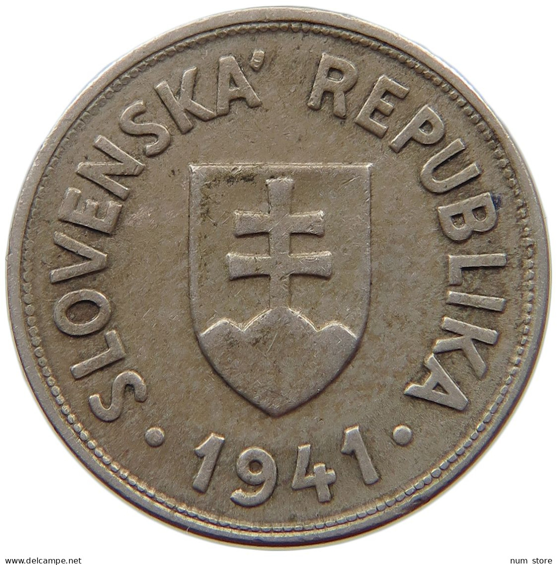 SLOVAKIA 50 HALIEROV 1941  #s067 0889 - Slovaquie