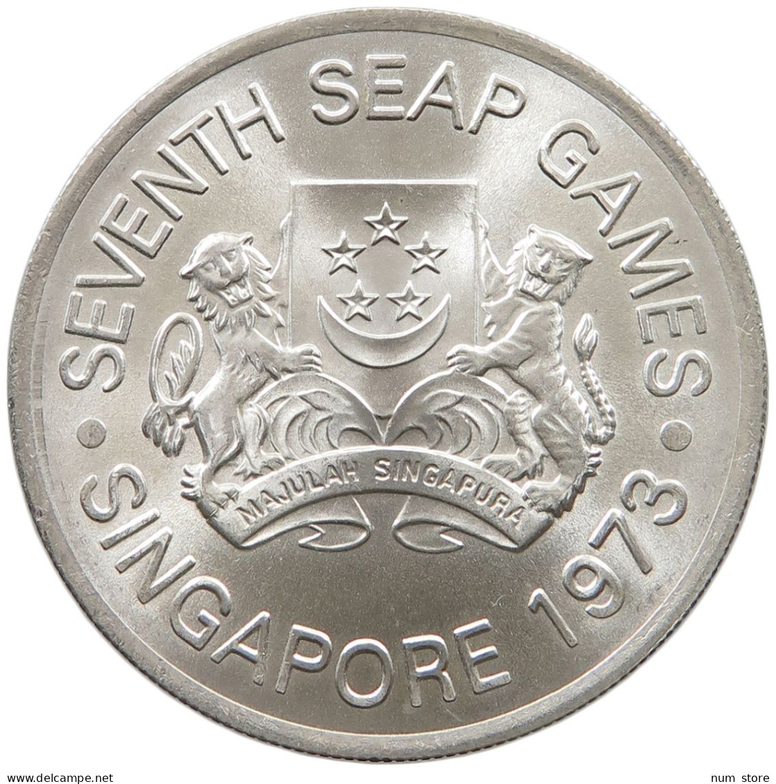 SINGAPORE 5 DOLLARS 1973  #t139 0063 - Singapore