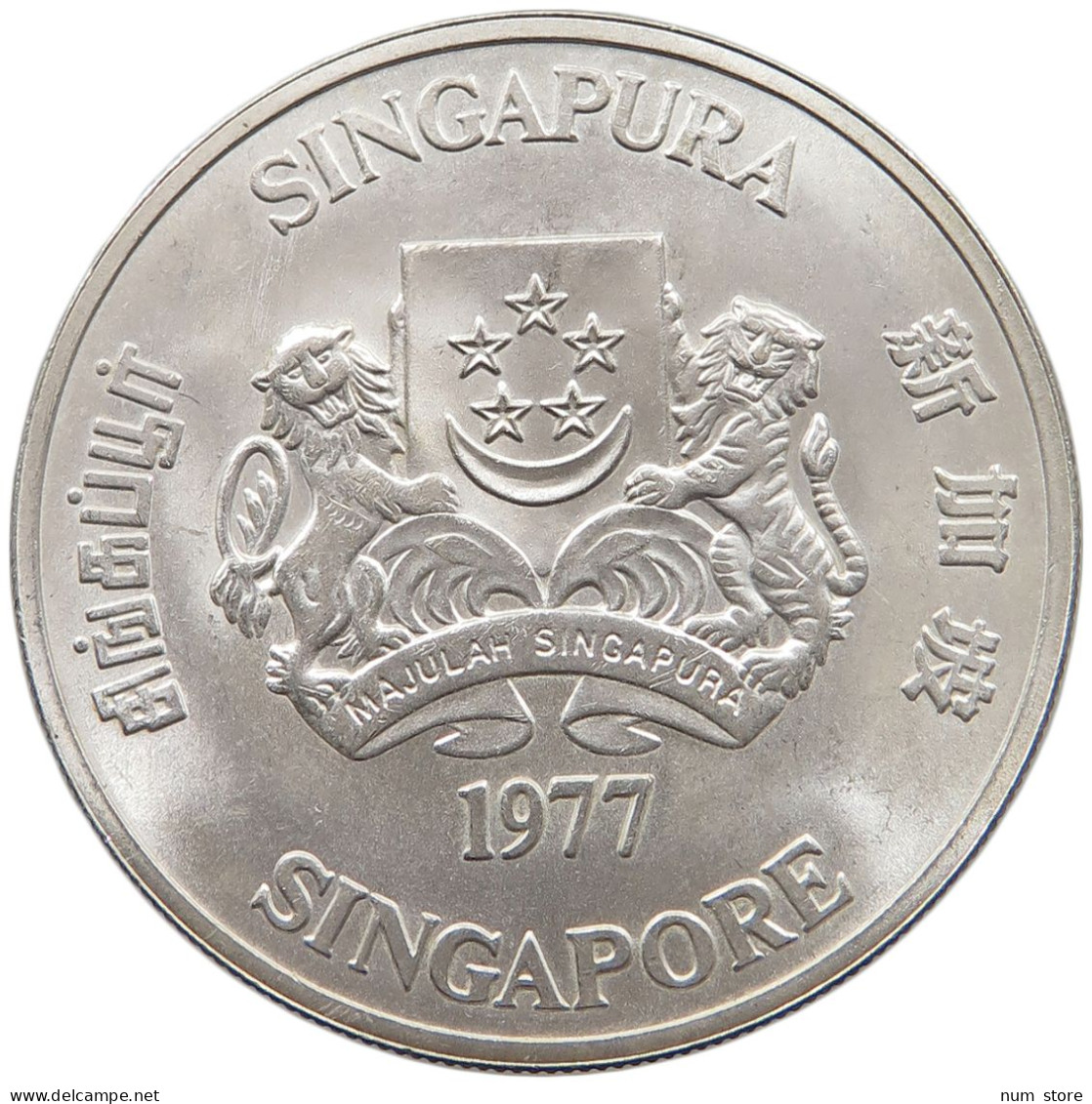 SINGAPORE 10 DOLLARS 1977  #c010 0503 - Singapour