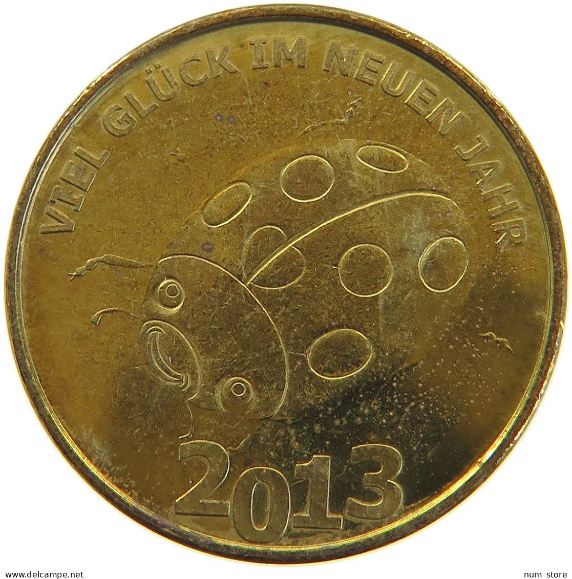 GERMANY JETON 2013 GLÜCK JETON #a069 0777 - Commemorative