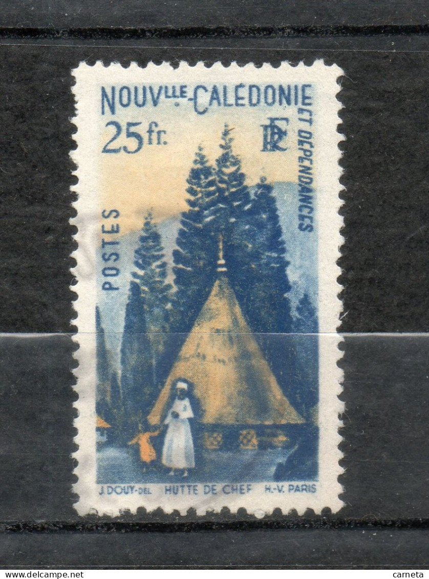 Nlle CALEDONIE N° 277   OBLITERE COTE 4.50€     HUTTE DE CHEF  MAISON - Gebruikt