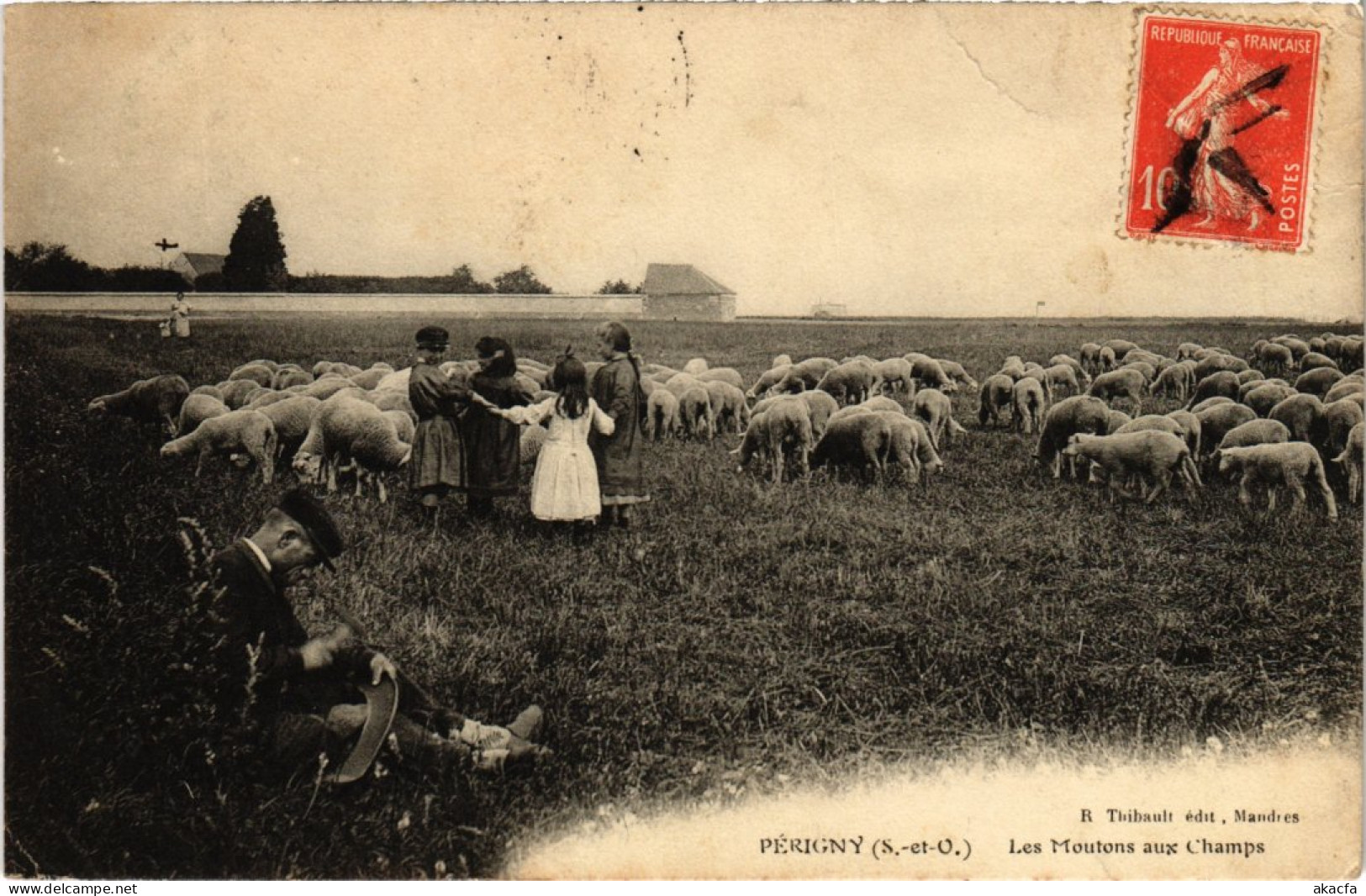 CPA Perigny Une Meule De Foin FRANCE (1370426) - Perigny