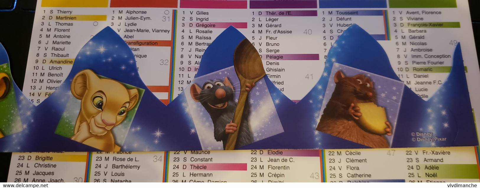 Couronne pour galette des rois avec les personnages Disney 0,75