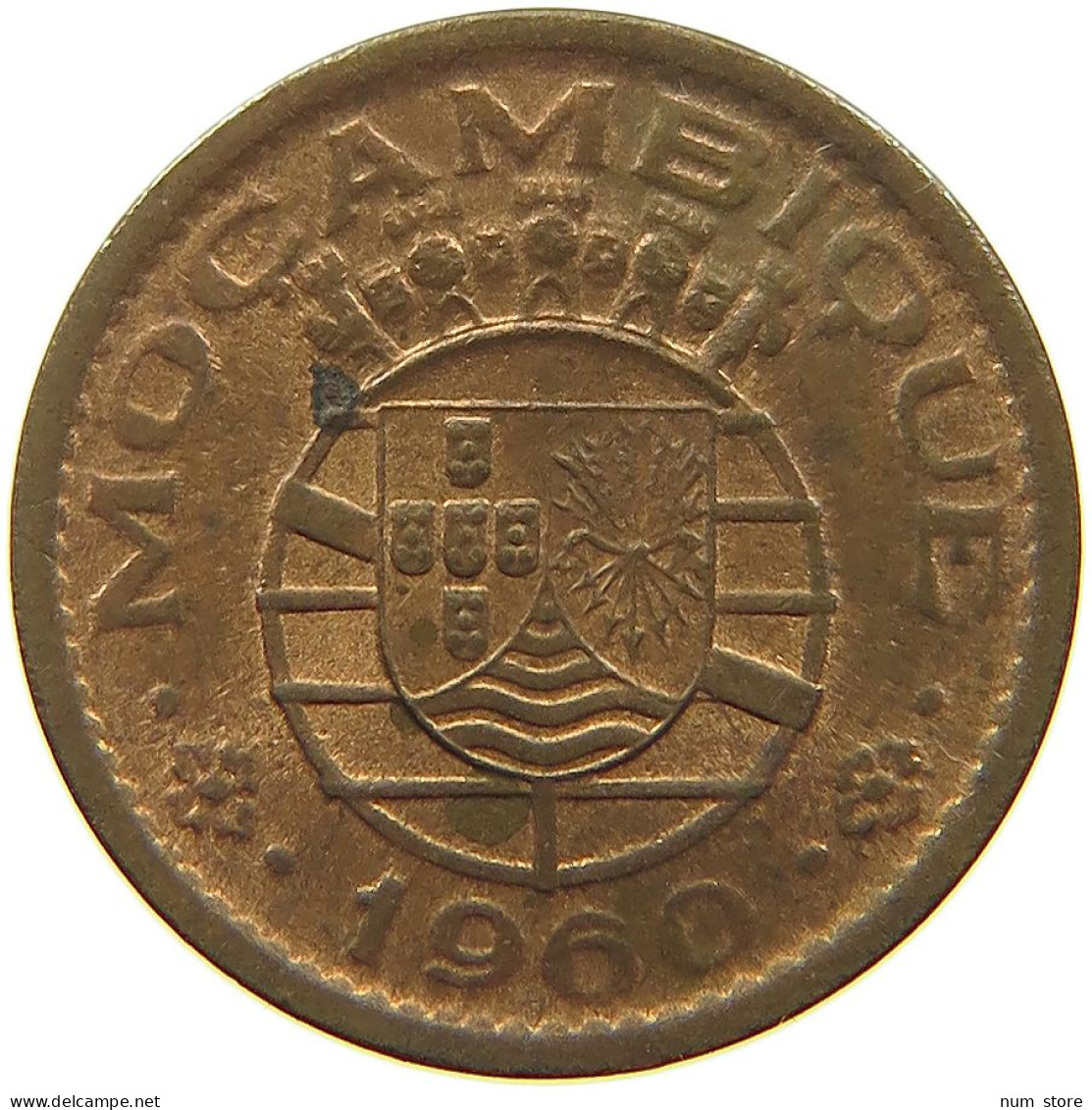 MOZAMBIQUE 10 CENTAVOS 1960  #a094 0171 - Mosambik