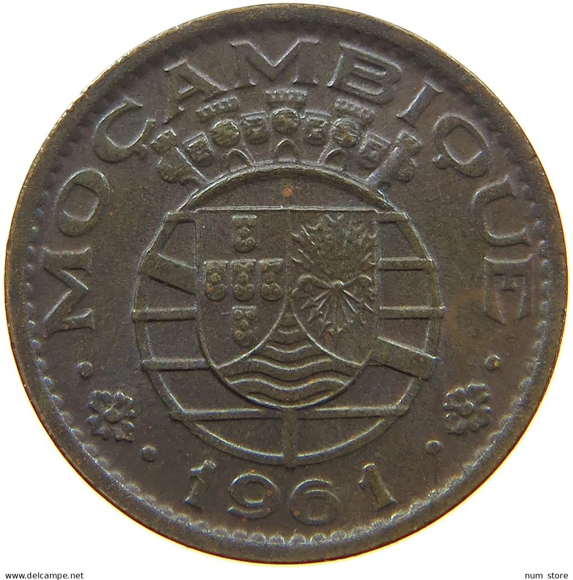 MOZAMBIQUE 20 CENTAVOS 1961  #a015 0475 - Mozambique