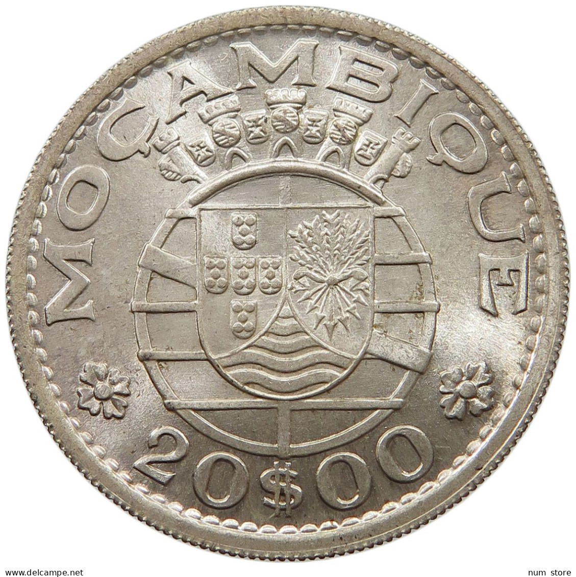 MOZAMBIQUE 20 ESCUDOS 1952 MOZAMBIQUE 20 ESCUDOS 1952 UNC PROVA #t065 0667 - Mosambik