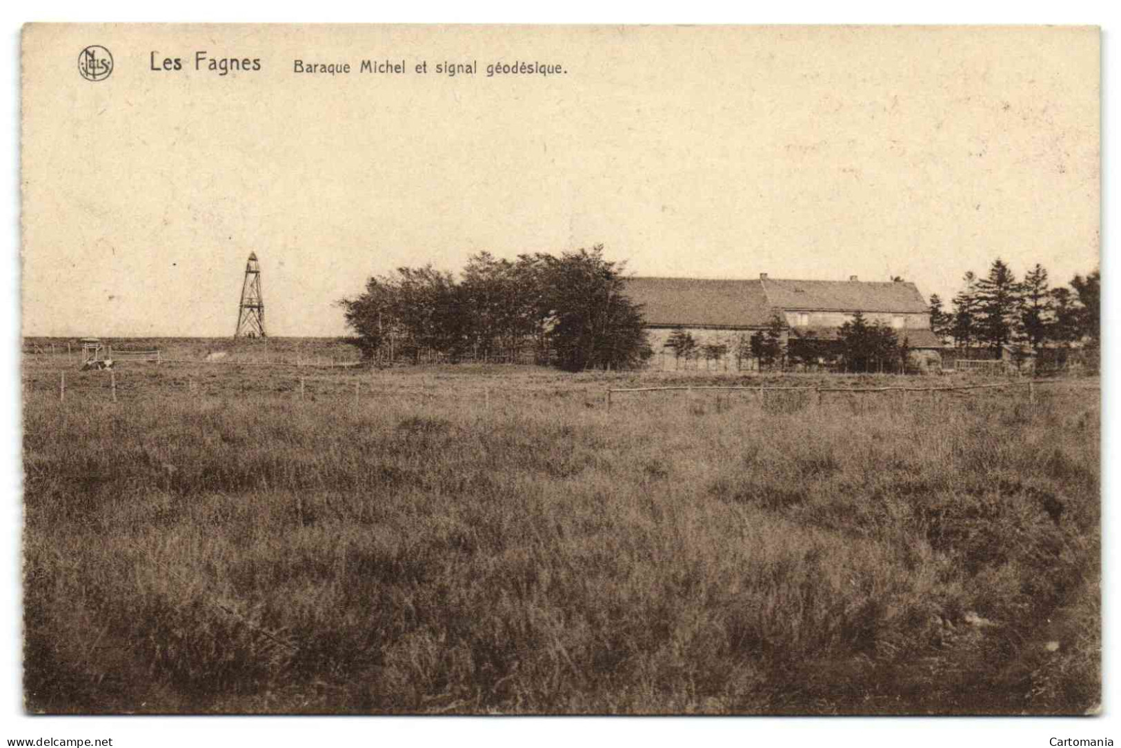 Les Fagnes - Baraque Michel Et Signal Géodésique - Jalhay