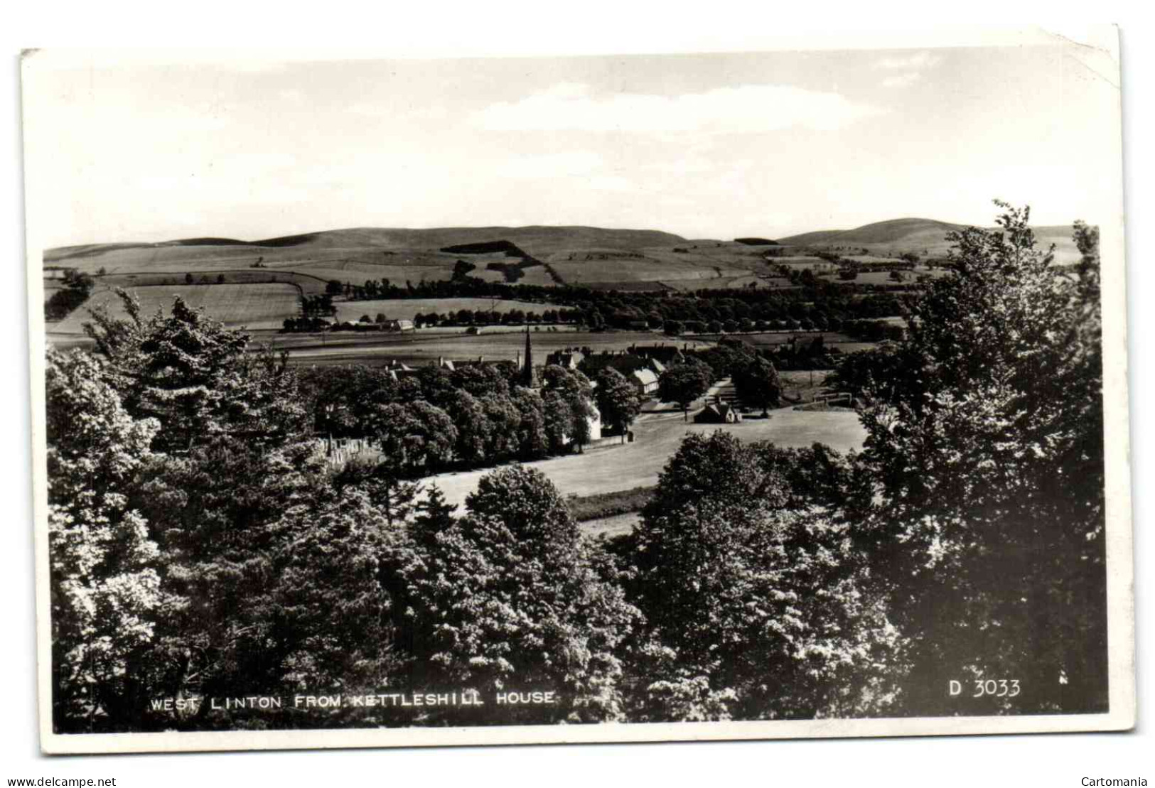 Linton From Kettleshill House - Peeblesshire