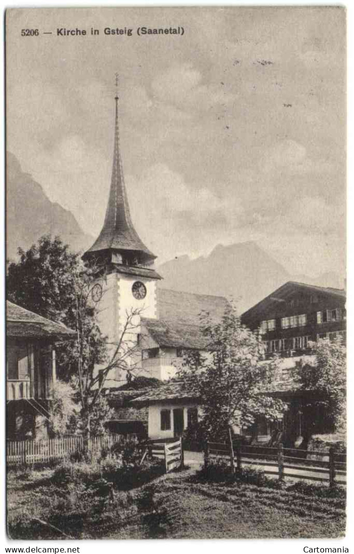 Kirche In Gsteig (Saanetal) - Gsteig Bei Gstaad