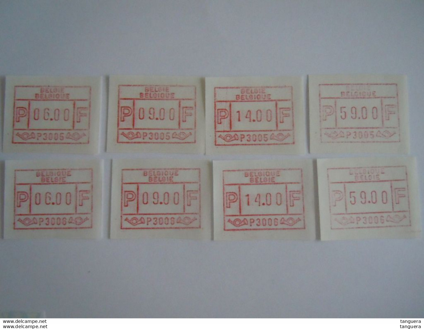 Belgie Belgique 1981 Frama ATM 6 - 9 - 14 - 59 F Brussel Bruxelles Ixelles  ATM5-6 MNH ** - Neufs