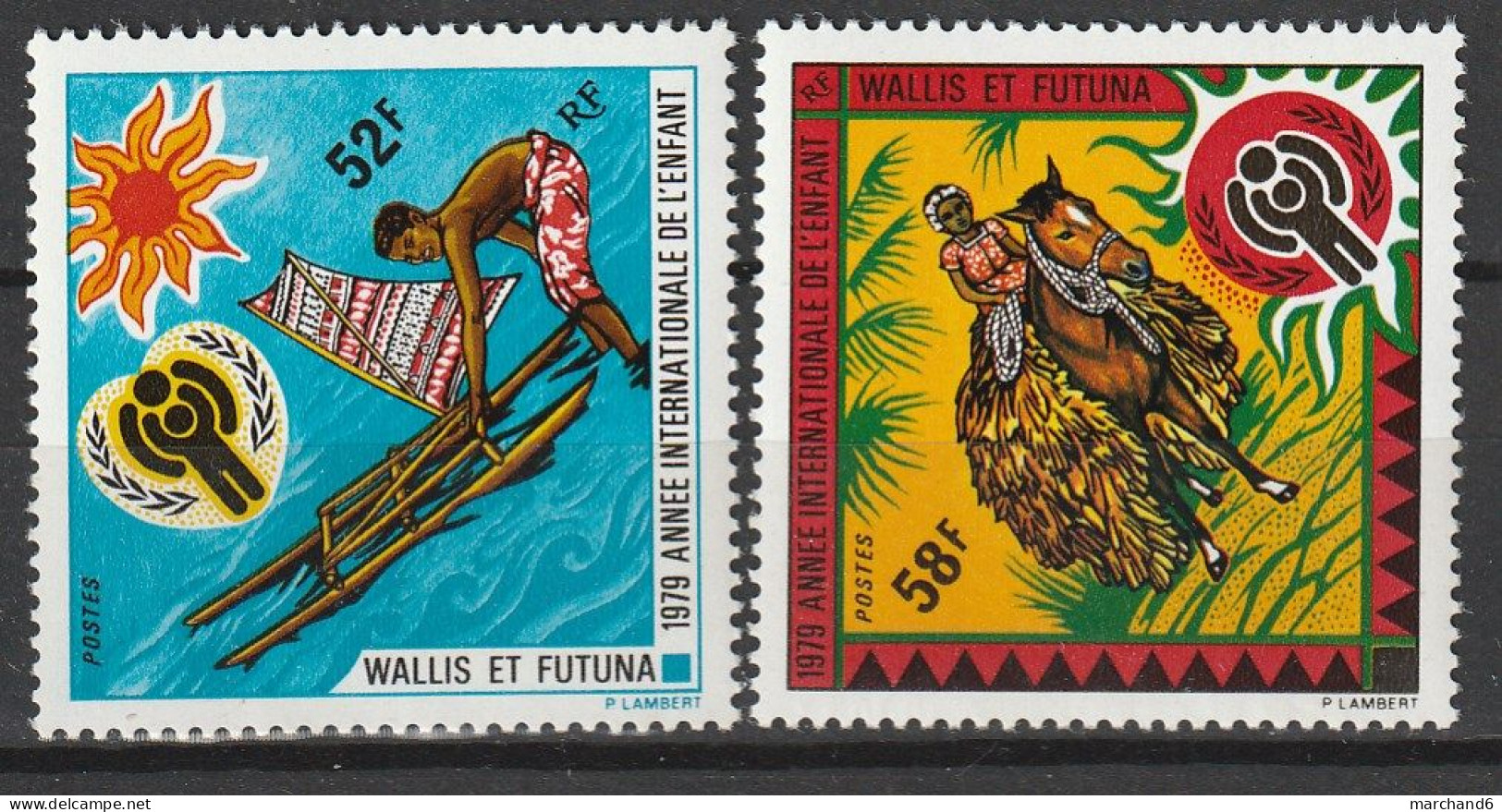 Wallis Et Futuna Année Internationale De L Enfant N°232/233 **neuf - Neufs