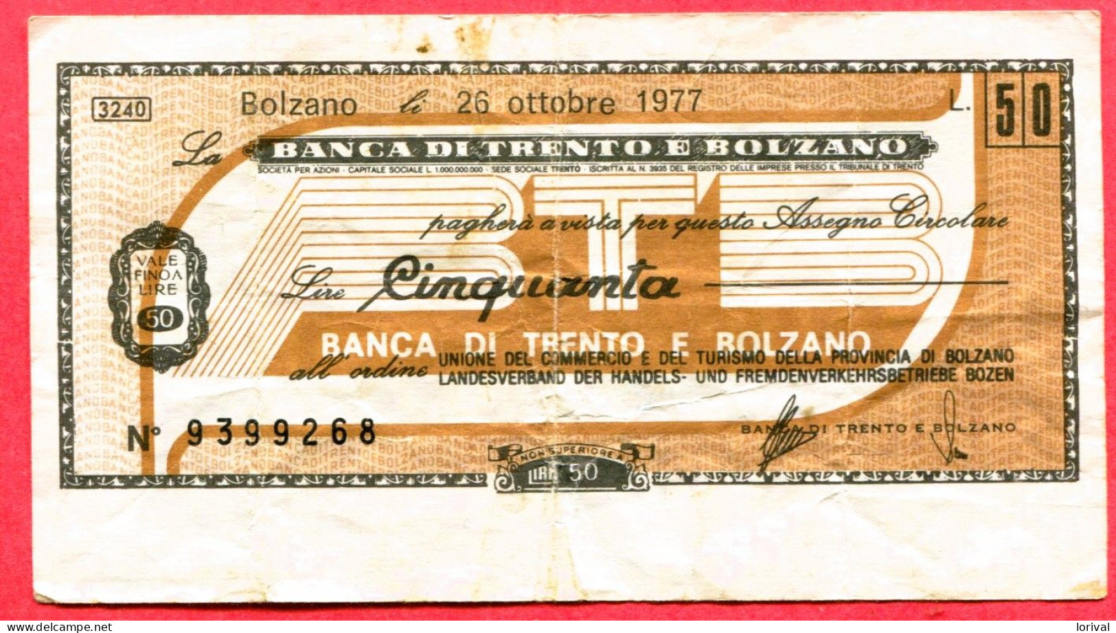 100 Lire Bolzano Tb 2 Euros - [ 4] Provisional Issues