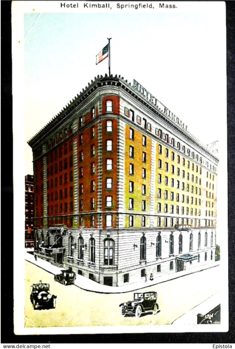 ► Hotel Kimball  Springfield (Massachusetts)   1920/30s - Springfield