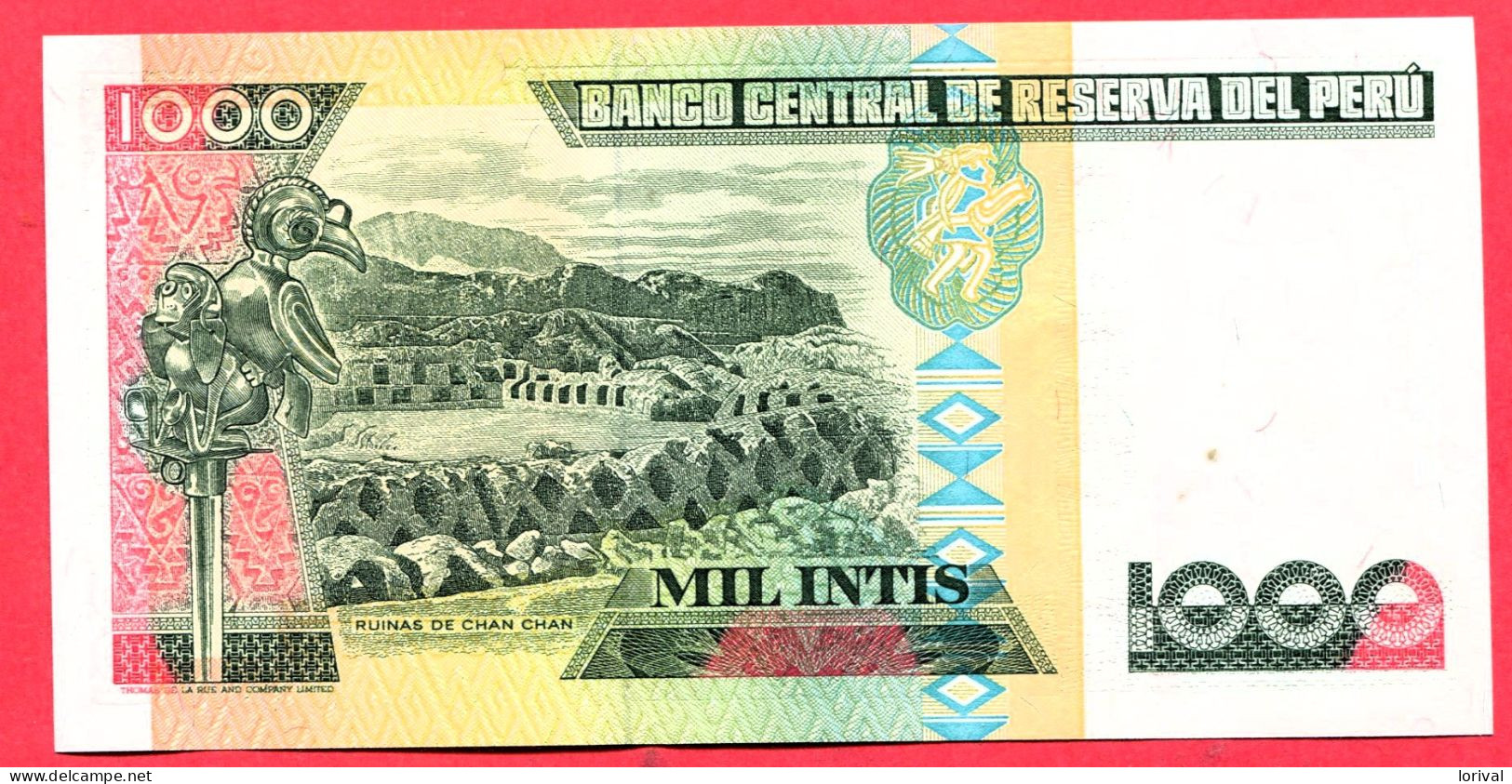 1000 Intis Neuf 3 Euros - Pérou