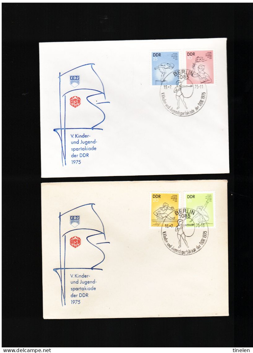 Ddr -germania Est - 1975 Fdc KINDER UND JUGENDSPARTAKIADE -BERLIN- - 1971-1980