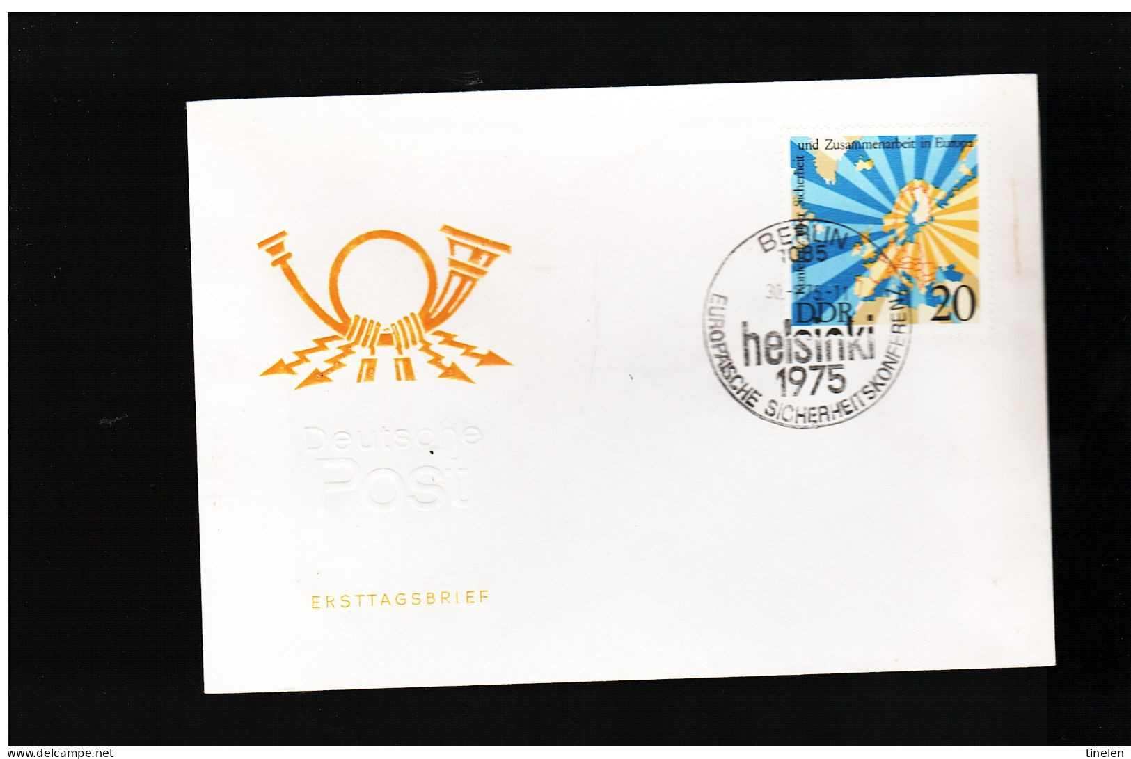 Ddr -germania Est - 1975 Fdc Helsinki 1975 - 1971-1980