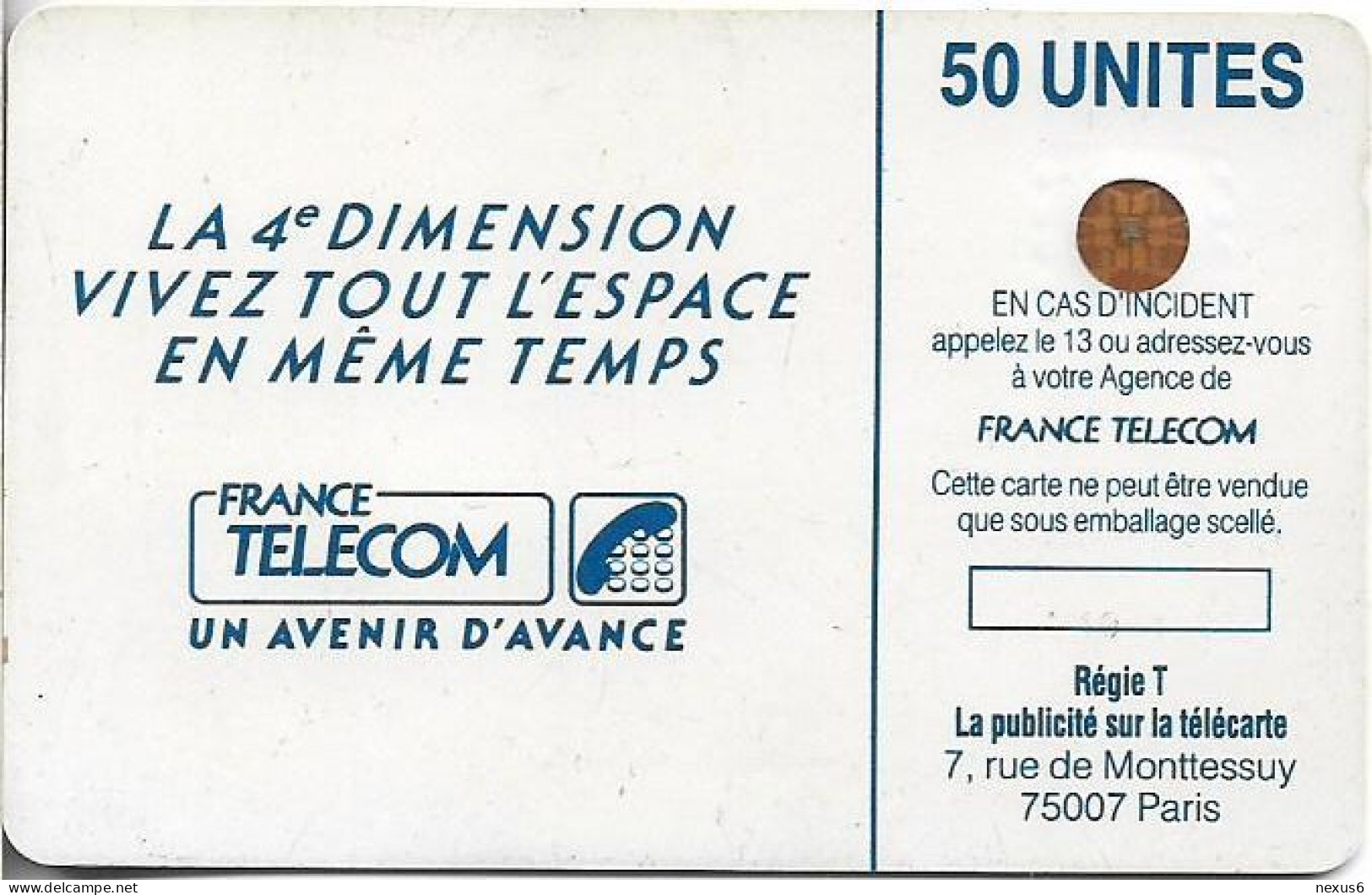 France - 0059.V2 - Lucy , SC3, Cn. 105112 (Out Of Frame), 03.1989, 50Units, 185.000ex, Used - 1989