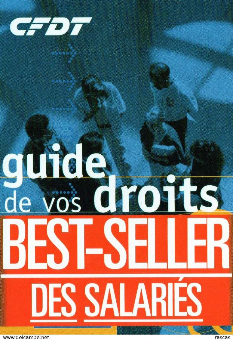 CPM - M - SYNDICAT CFDT - GUIDE DE VOS DROITS - BEST SELLER DES SALARIES - Labor Unions